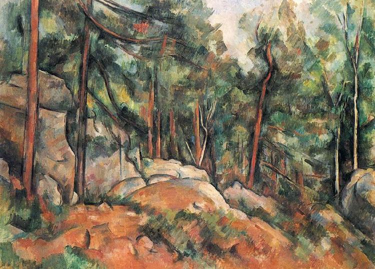 Paul Cezanne Im Wald china oil painting image